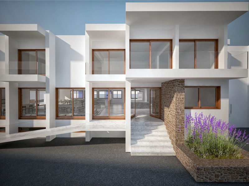 Zephyros Hotel Myrties Eksteriør bilde
